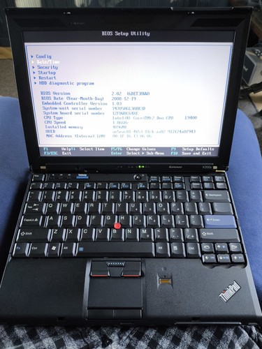 Lenovo thinkpad x200s 4gb - lenovo,